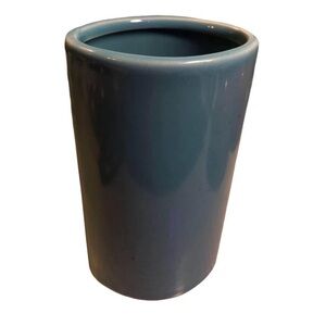 Vintage 4.5” Tall Turquoise Ceramic Vase